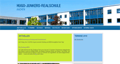 Desktop Screenshot of hugo-junkers-realschule.de